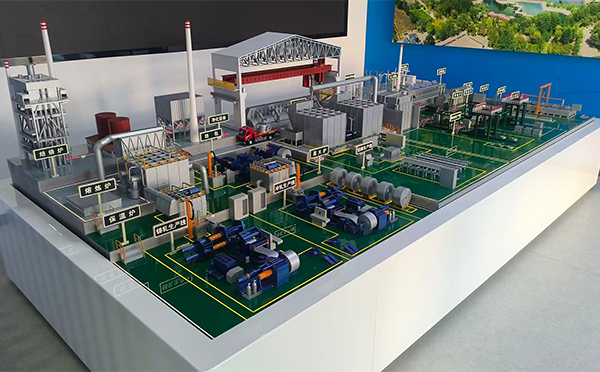 酒钢集团东铝厂-铝材生产线民勤机械模型