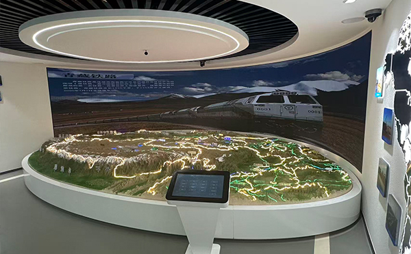 中铁二十一局集团企业展厅项目展示沙盘 中铁二十一局集团企业展厅项目展示沙盘